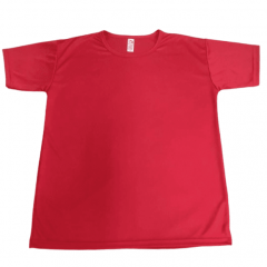 Camiseta Dry Fit Lisa Vermelha