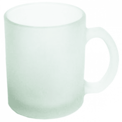 Caneca de Vidro Jateada para Sublimação 325mls