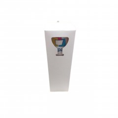 Caixinha embalagem taça de acrílico ou vidro - branca - não sublima