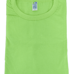 Camiseta Algodão Verde Limão - Alta gramatura 100%