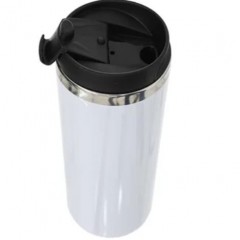 Copo Inox Duplo Branco 350ml