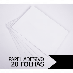 Papel Fotográfico Adesivo A4 Glossy 130g/135g 40 folhas