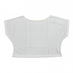 Cropped Morcego Branco para Sublimação