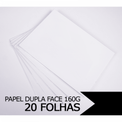 Papel Fotográfico Glossy Dupla Face A4 160g - 20 folhas