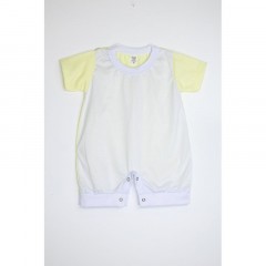 Body Macacão Raglan - Amarelo