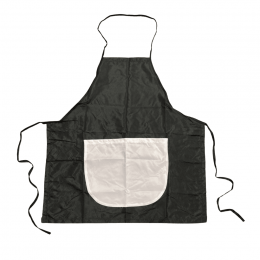 Avental Preto - Bolso Branco