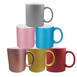 Caneca Glitter - Atacado 6 unidades