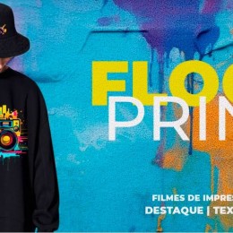 Flex Flock 3D A4 aceita sublimação