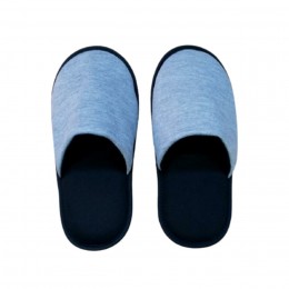 Pantufa para sublimação cinza mescla com preto - adulto inverno