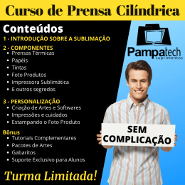 Curso de Sublimação Presencial - Prensa de Canecas - 14/06/25 PROMOÇÃO ESPECIAL