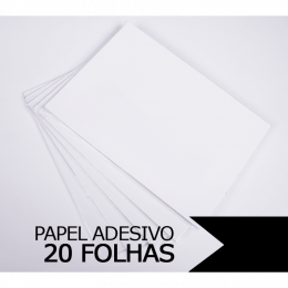Papel Fotográfico Adesivo A4 Glossy 130g/135g 40 folhas