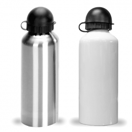 Squeeze Alumínio bolinha - Tampa Redonda - 600 ml