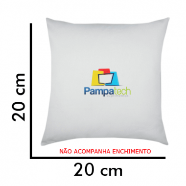 Capa de Almofada para sublimação 20x20 - várias cores