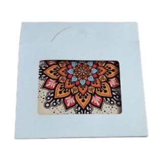 Caixinha branca p/ azulejo 20x20 com visor