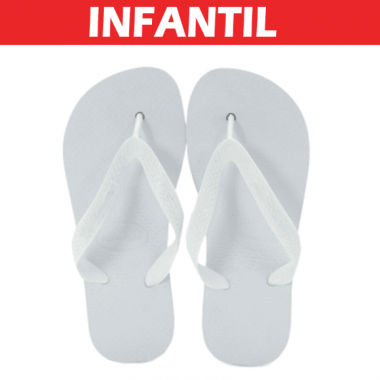 Chinelo Branco - INFANTIL
