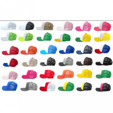 Boné com tela branca Sublimável