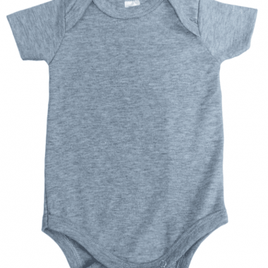 Body Bebê Ribana Manga Curta Mescla p/ Sublimação