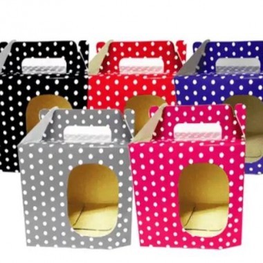 Caixinha Maleta com Visor para Canecas (unidade)