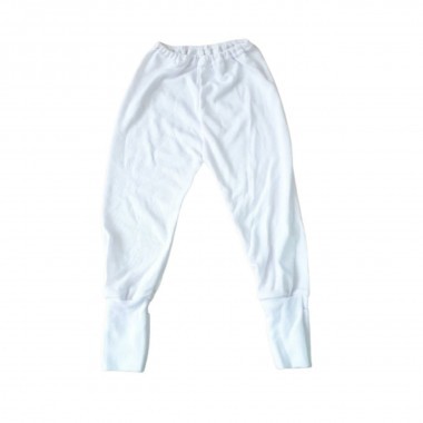 CALÇA BRANCA BEBÊ CANELADA