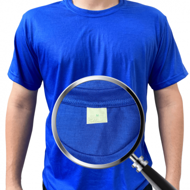 Camiseta azul royal - LINHA SUBLIMÁTICA
