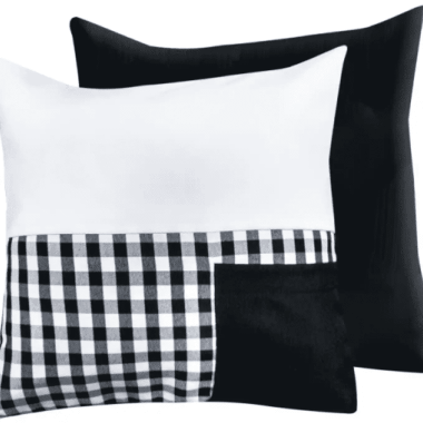 Capa de Almofada para Sublimar fundo xadrez - 30x30 cm