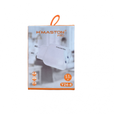 Fonte de Carregador Turbo 2 Usb 5.1a Hmaston