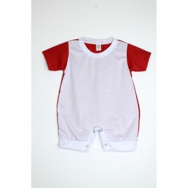 Body Macacão Raglan - Vermelho