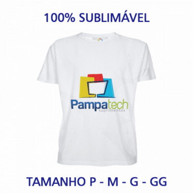 Baby Look Poliéster Branca - ADULTA