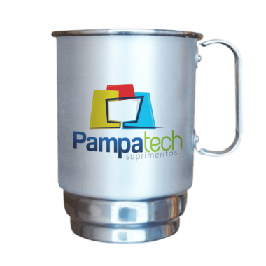 Caneca de Alumínio para sublimação - 550ml - várias cores