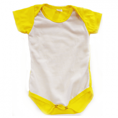 Body Raglan para Sublimação - AMARELO