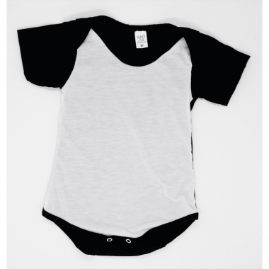 Body Raglan para Sublimação - PRETO