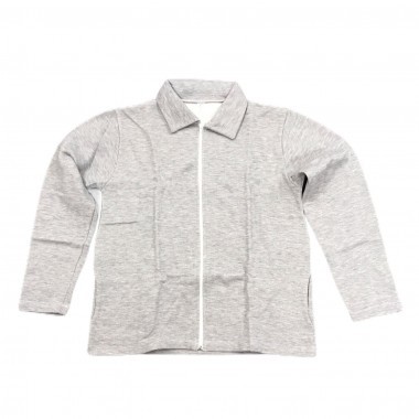 Casaco Moletom com zíper Cinza mescla inverno