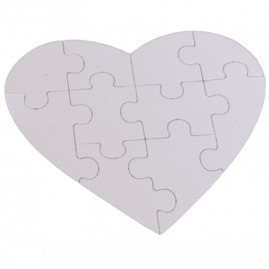 Quebra-Cabeça Coração - 10 peças