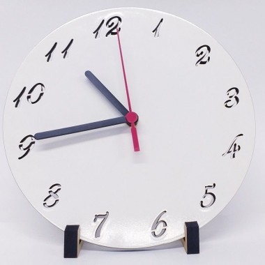 RELÓGIO REDONDO COM NÚMEROS - MDF