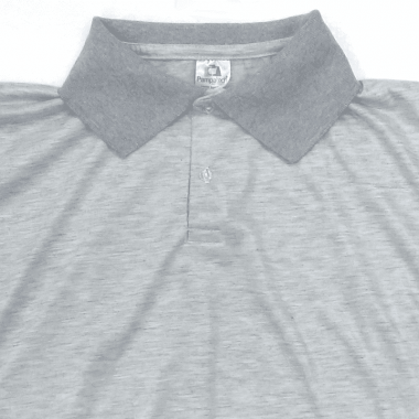 Polo Cinza Mescla - adulto