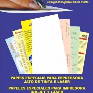 Papel Opaline 180g A4 branco 50 folhas Off Paper