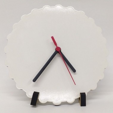 RELÓGIO REDONDO MDF CHANFRADO 20X20