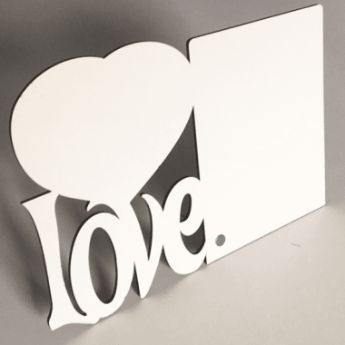 Porta retrato MDF - QUADRO LOVE