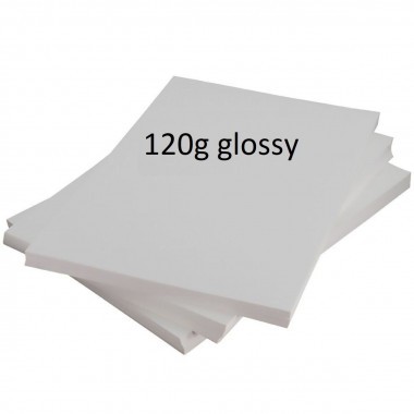 Papel Fotográfico A4 120gr glossy (brilho) - 100 folhas