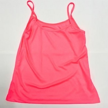 Regata alcinha malha fria - Rosa fluor - Novidade