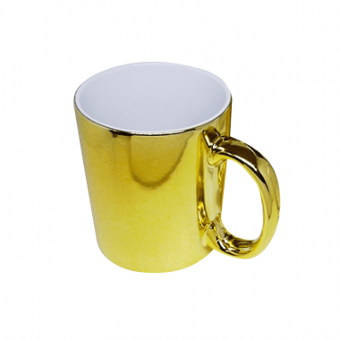 Caneca METALIZADA / CROMADA / ESPELHADA