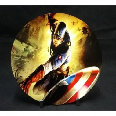 QUADRO REDONDO BRANCO - MDF