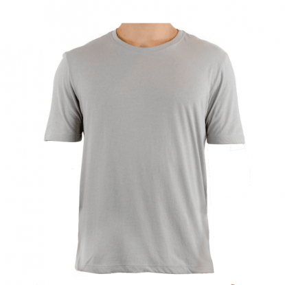 Camiseta Dry Fit Lisa - Cinza