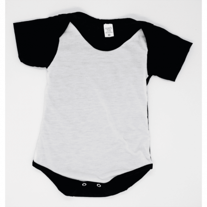 Body Raglan para Sublimação - PRETO