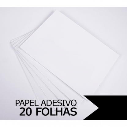 Papel Fotográfico Adesivo A4 Glossy 130g/135g 40 folhas
