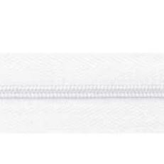 ZIPER DE NYLON FINO FIXO 40CM C/ 10 UNIDADES Branco