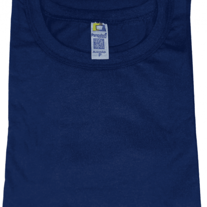 Camiseta Algodão Azul Marinho - Alta gramatura 100%