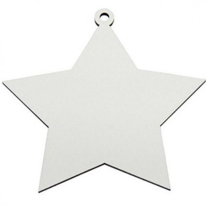 Estrela de natal para sublimação - MDF