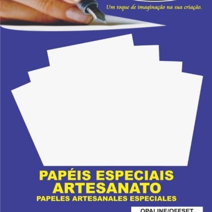 Papel Opaline 180g A4 branco 50 folhas Off Paper