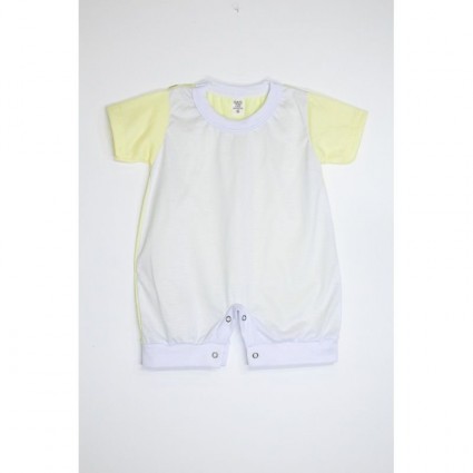 Body Macacão Raglan - Amarelo
